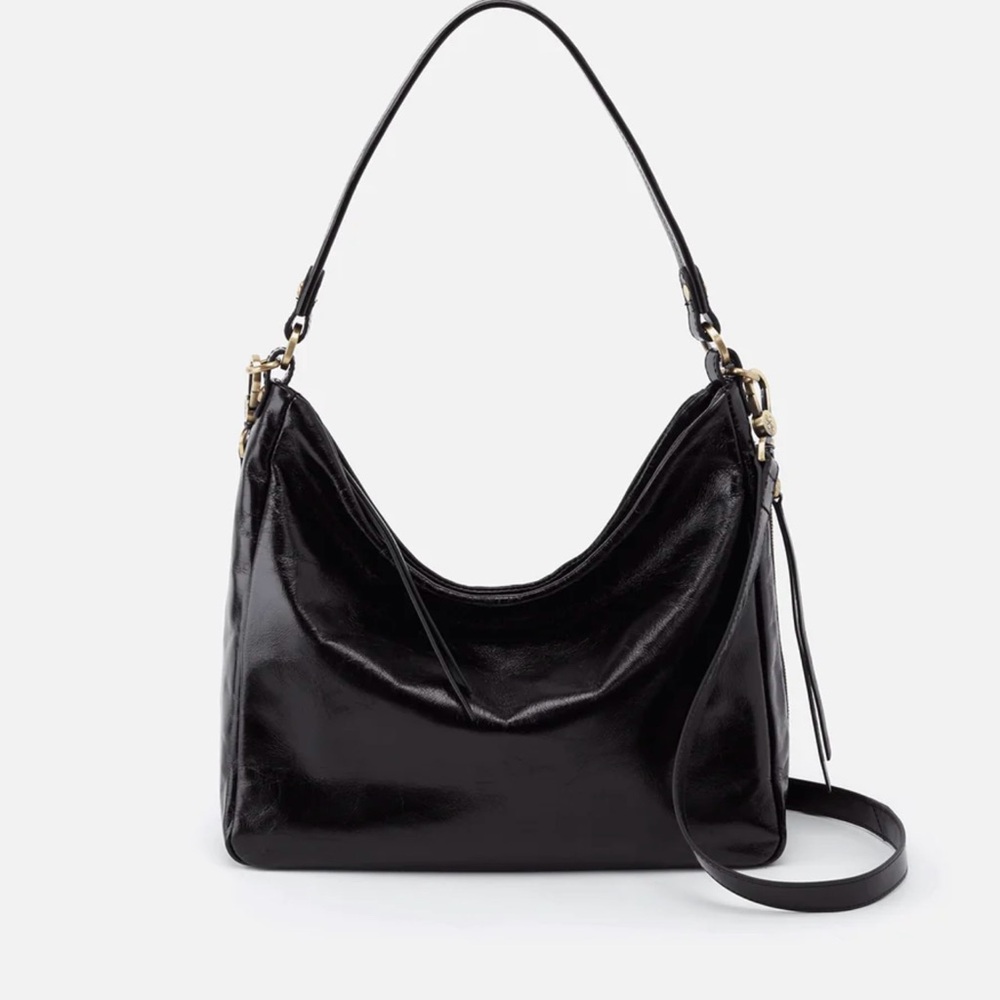 Hobo International Delilah Black Leather Crossbody/Shoulder Bag, NWT